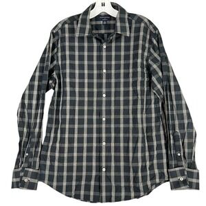 Banana Republic Classic Fit Lightweight Business Casual‎ Shirt Men Medium Black